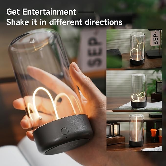Minimalist Magnetic LED Table Lamp – Flexible Filament – image 1