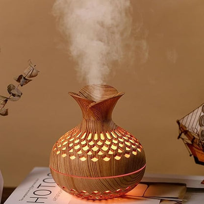 Wood grain aroma diffuser