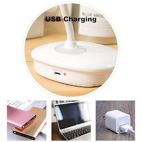 LED Ring Table Lamp – Flexible Gooseneck, Adjustable Brightness – image 2
