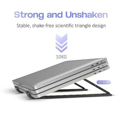 Aluminium Laptop Stand – 6 Adjustable Angles – image 6