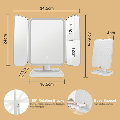 Makeup mirror LED lights
