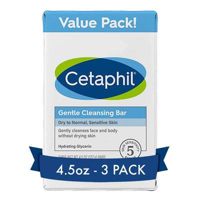 Cetaphil Gentle Cleansing Bar – Pack of 3 – image 1