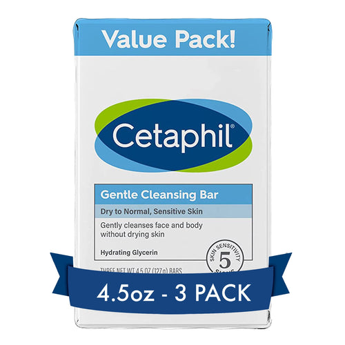 Cetaphil Gentle Cleansing Bar – Pack of 3 – image 1