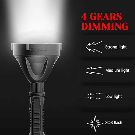 W5120 Rechargeable LED Flashlight – XHP Beads, 4 Modes – image 3