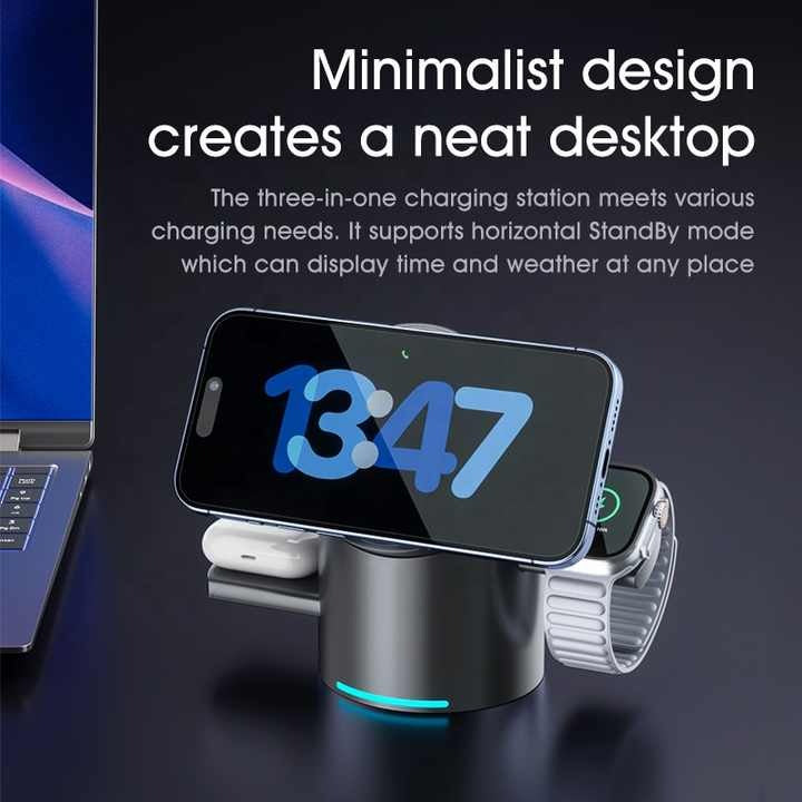 Charging stand watch dock