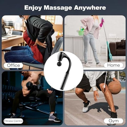 Massage gun extended handle