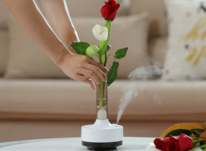 Time Vase Humidifier – LED Flower Vase Mist Diffuser – image 2