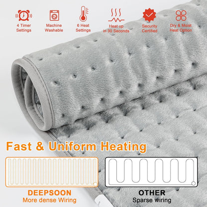 Electric Heating Pad – Back, Neck and Shoulders – image 6