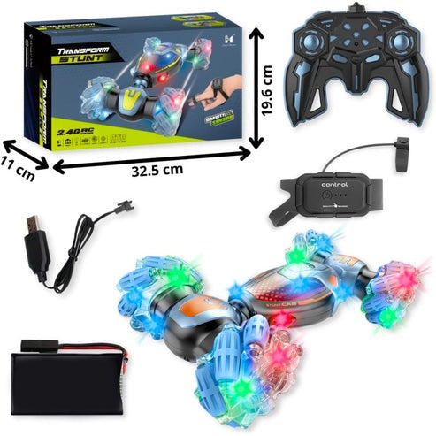 Hand Gesture 4X4 RC Stunt Car – 360° Flips, Watch Control – image 3