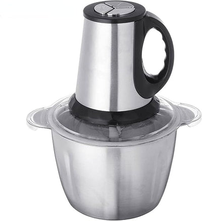 Electric meat grinder with stainless steel bowl