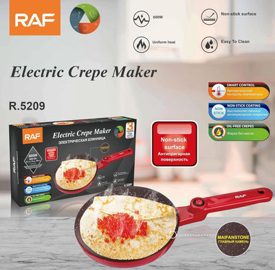 Cordless electric crepe maker