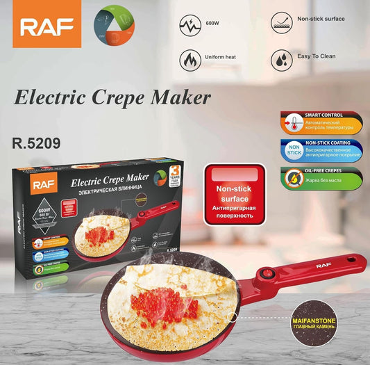 Cordless electric crepe maker