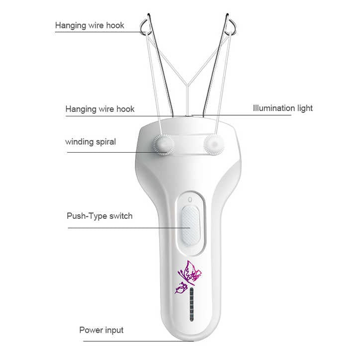 Daling Rechargeable Eyebrow Threading Machine – image 2