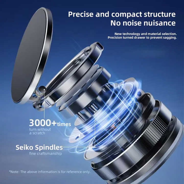 Vacuum Suction Foldable Magnetic Phone Holder – 360° Rotation – image 5