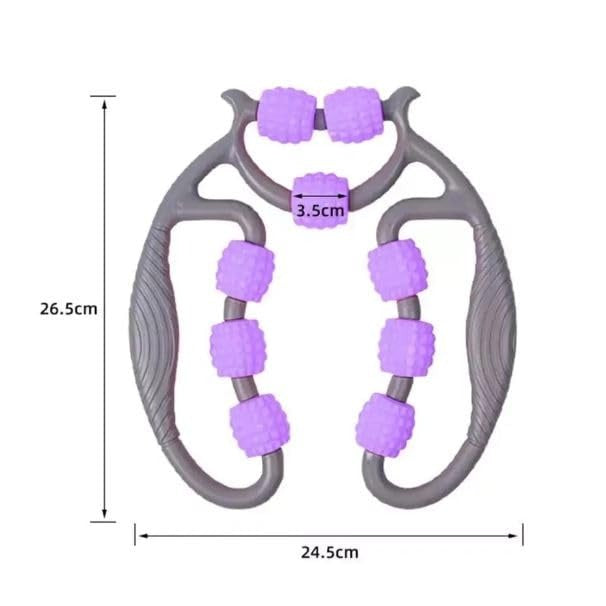 Massage roller floating points