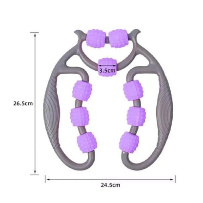 Massage roller floating points