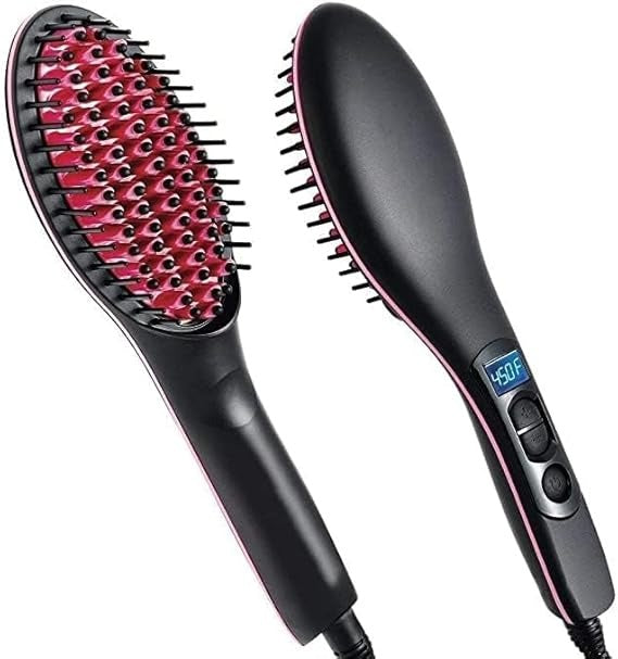 Szentpeter Simply 2-in-1 Hair Curler and Straightener Brush – image 3