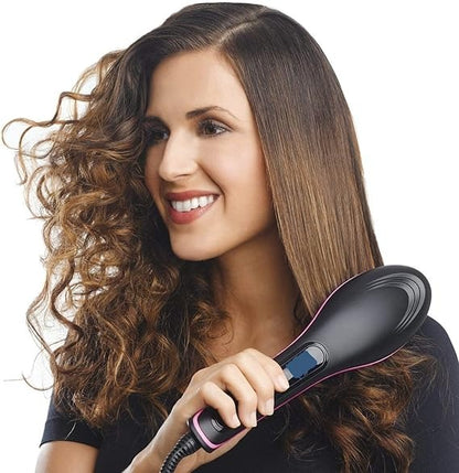 Szentpeter Simply 2-in-1 Hair Curler and Straightener Brush – image 2