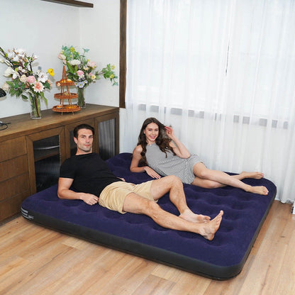 Inflatable mattress for camping