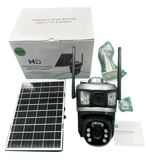 Solar Security Camera – 4G SIM / Wi-Fi, Dual Lens, Night Vision – image 1