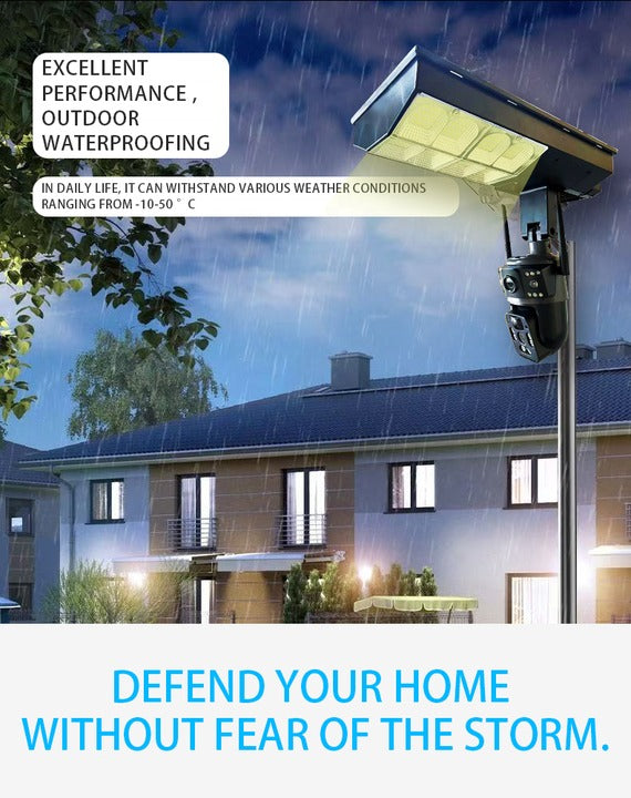V380 Solar Street Light with 4G Dual-Lens PTZ Camera – image 3