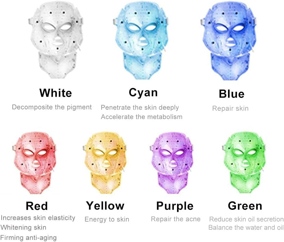 LED Light Therapy Face Mask – 7 Colours – image 4