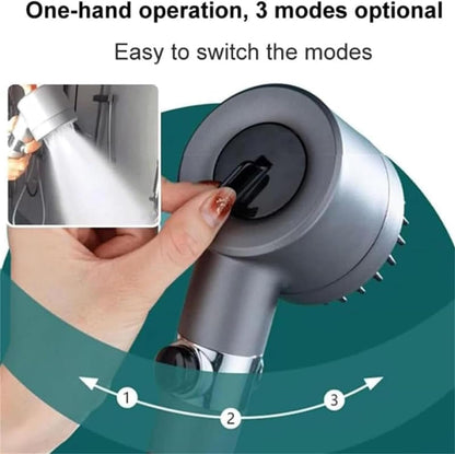 Scalp Massage Shower Head with Filter – Handheld – image 3