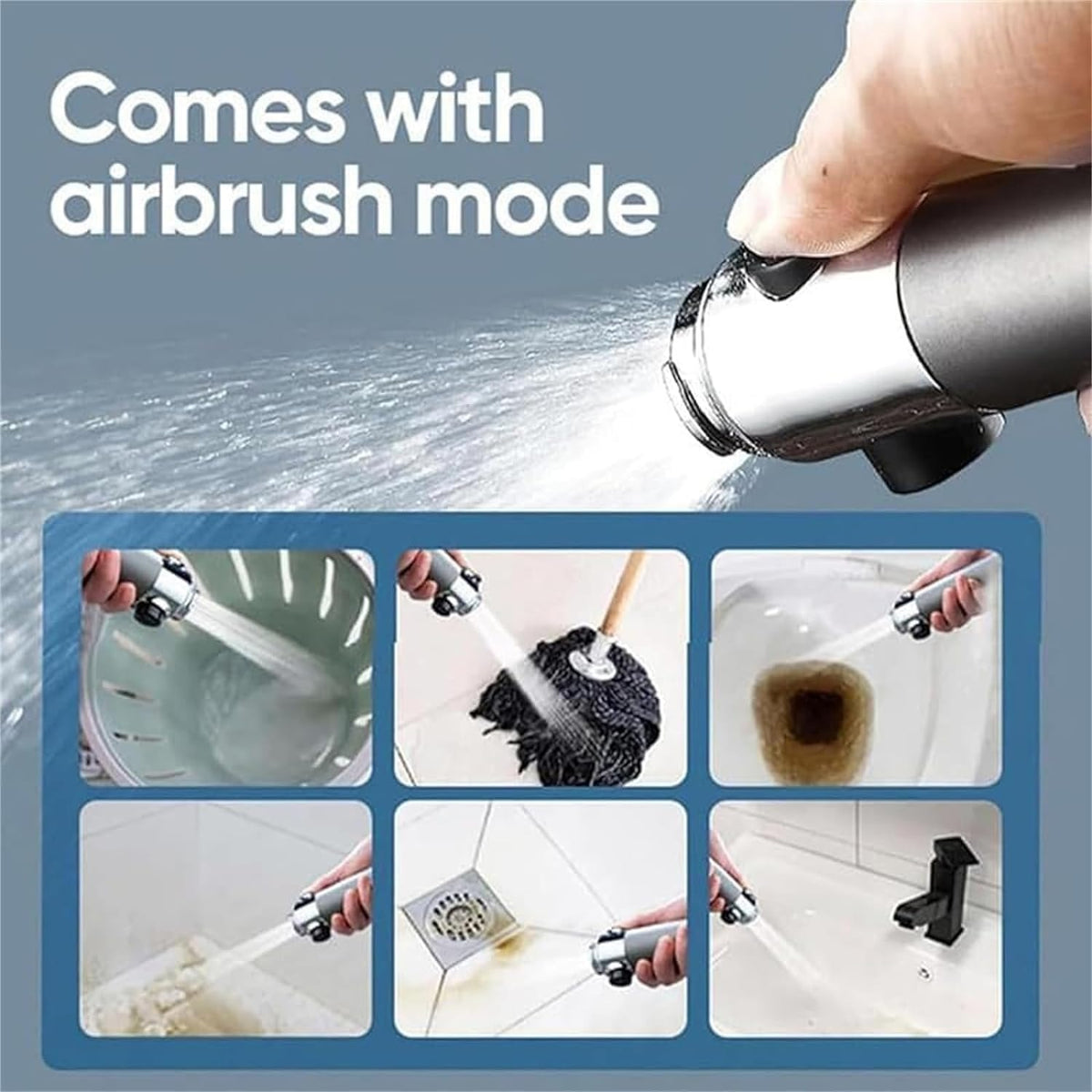 Scalp Massage Shower Head with Filter – Handheld – image 6