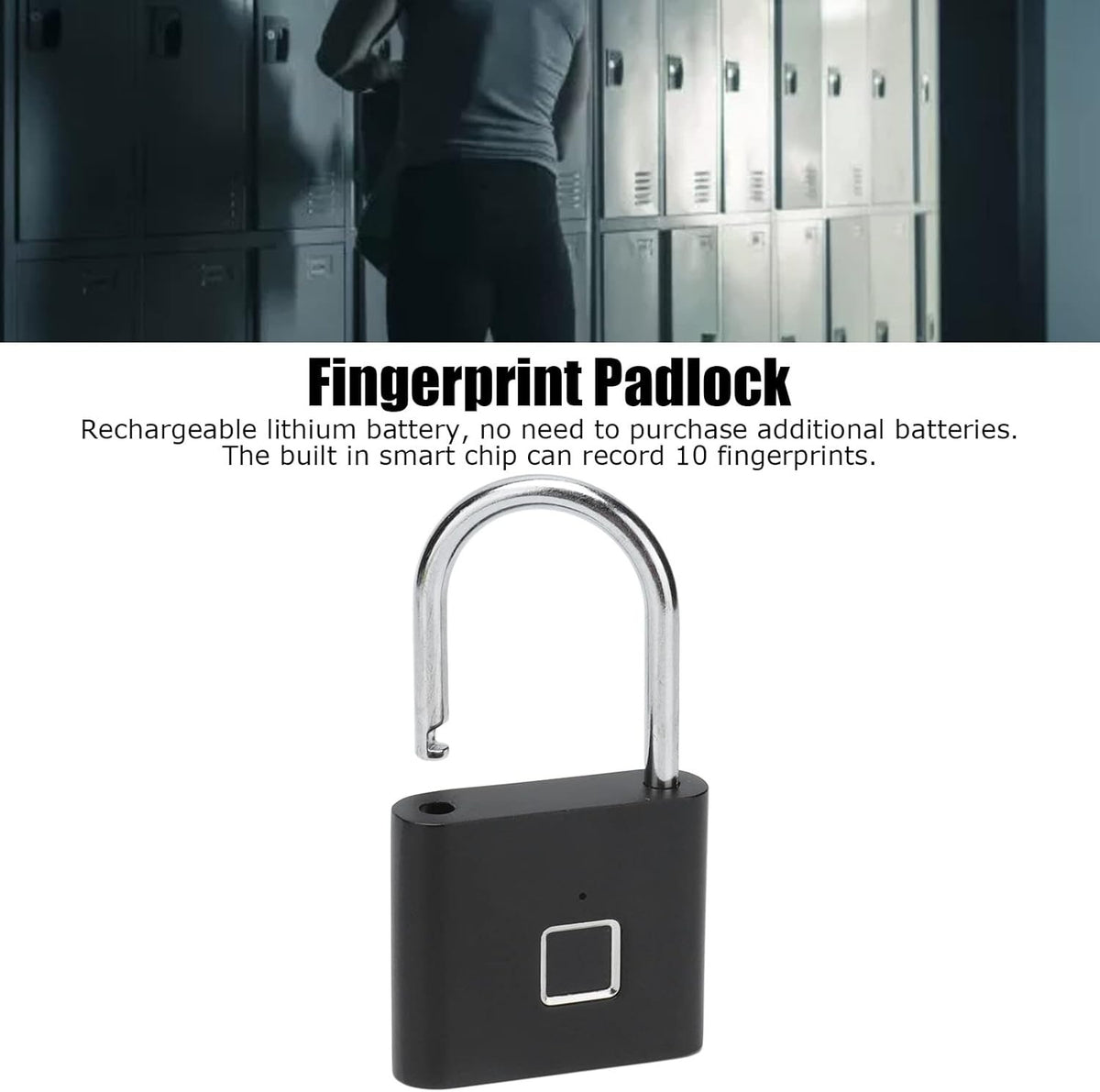 Padlock size and charging