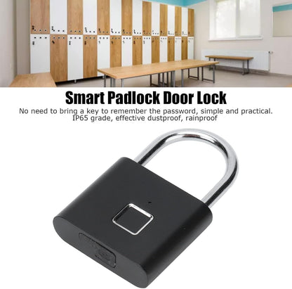 Unlocking padlock with fingerprint