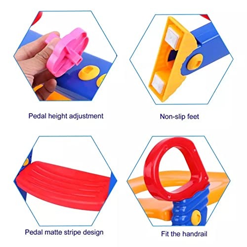 Kids Toilet Training Seat with Step and Handles – image 2