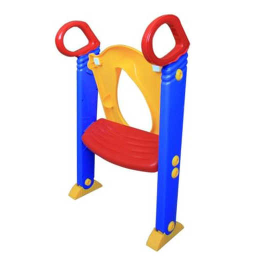 Kids Toilet Training Seat with Step and Handles – image 7