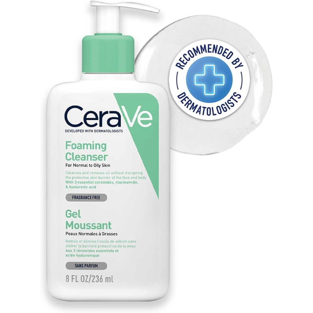 CeraVe Foaming Cleanser – Normal to Oily Skin – image 1