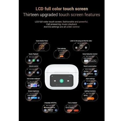Wireless Bluetooth Earbuds with Touch Screen Charging Case – image 5