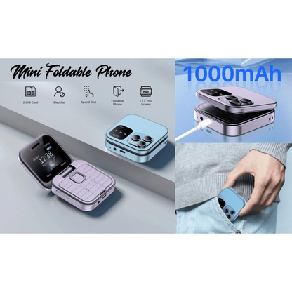 Mini Foldable Flip Phone – Dual SIM, 1.77-inch Screen – image 7