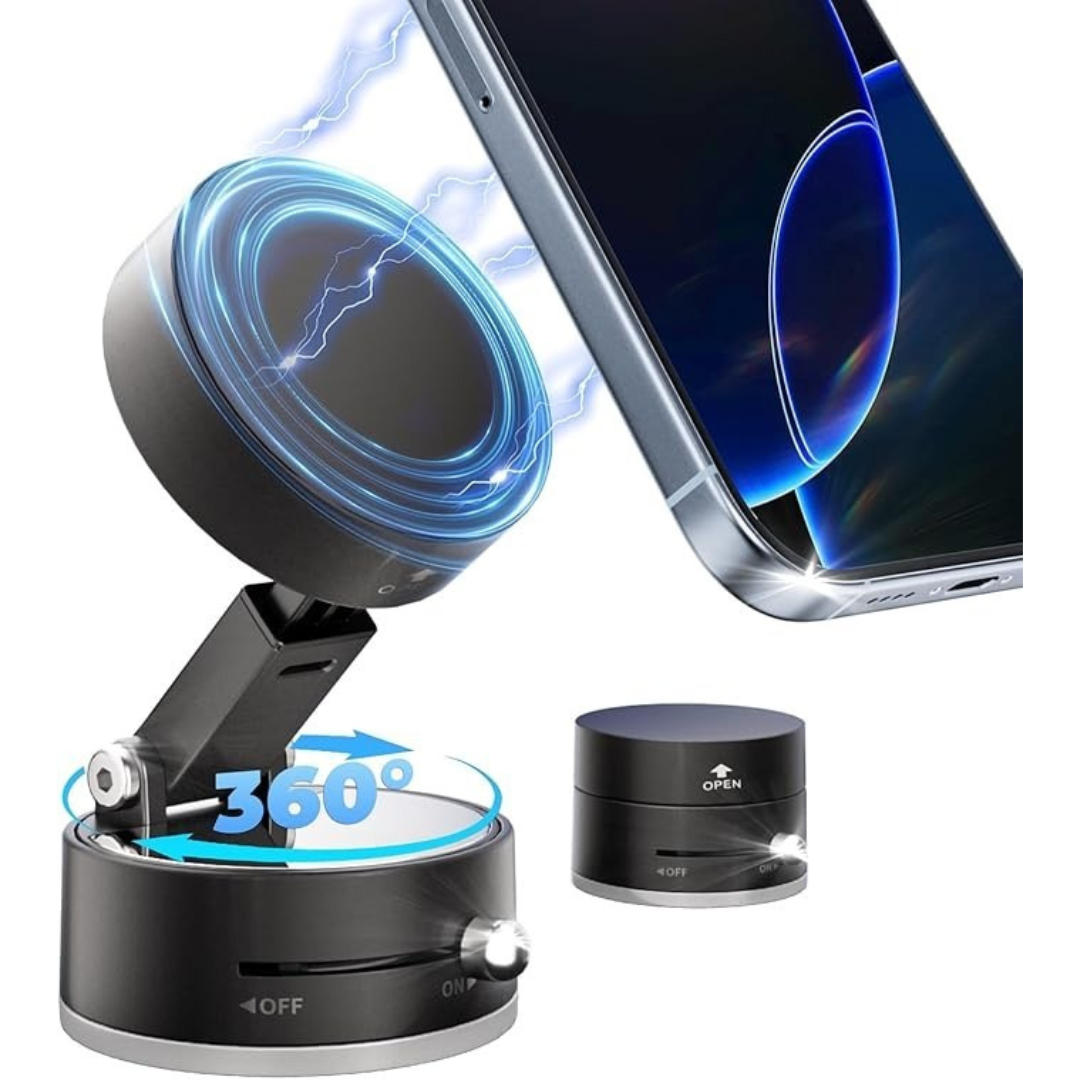 Foldable Vacuum Magnetic Car Phone Holder – 360° – image 3