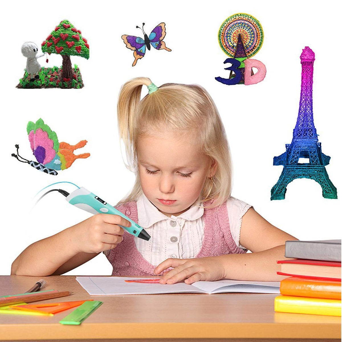 3D pen with PLA filament