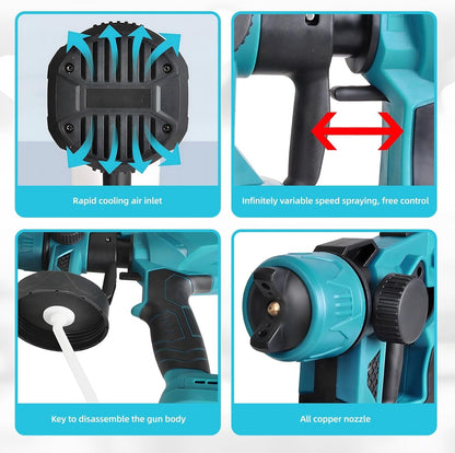 Paint sprayer spray patterns