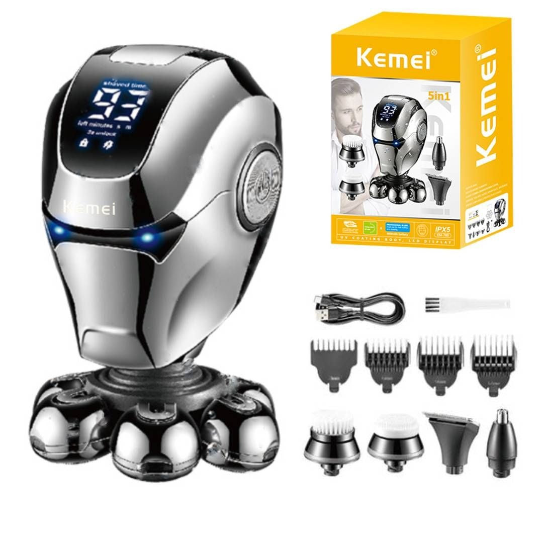 5-in-1 rotary head shaver
