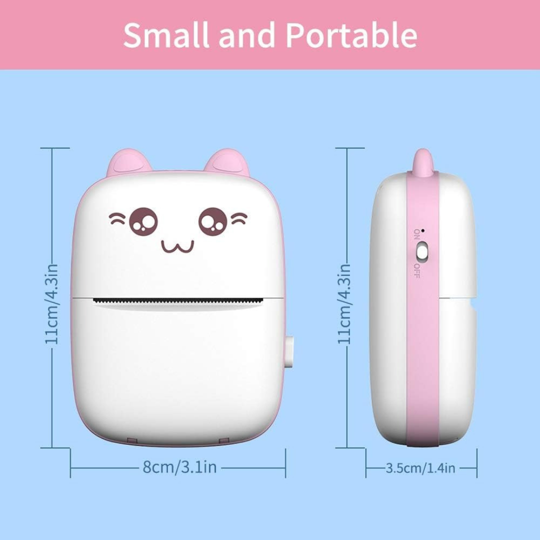 Mini Portable Thermal Printer – Bluetooth, Ink-Free – image 2