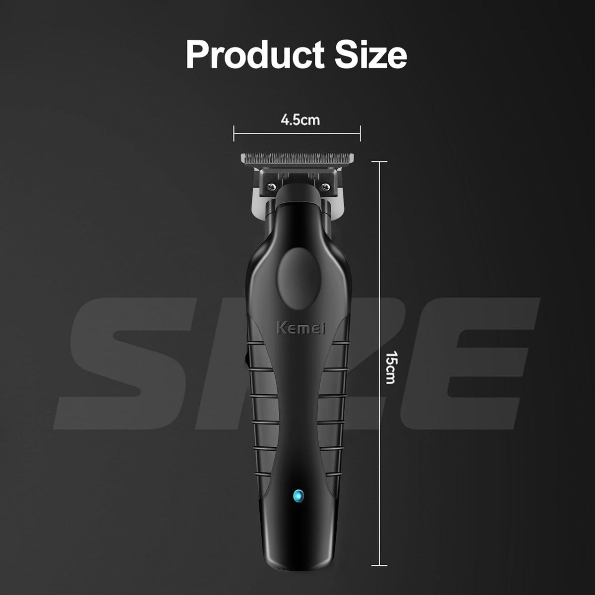 KEMEI 2299 Hair Trimmer for Men – Zero Gap T-Blade – image 2