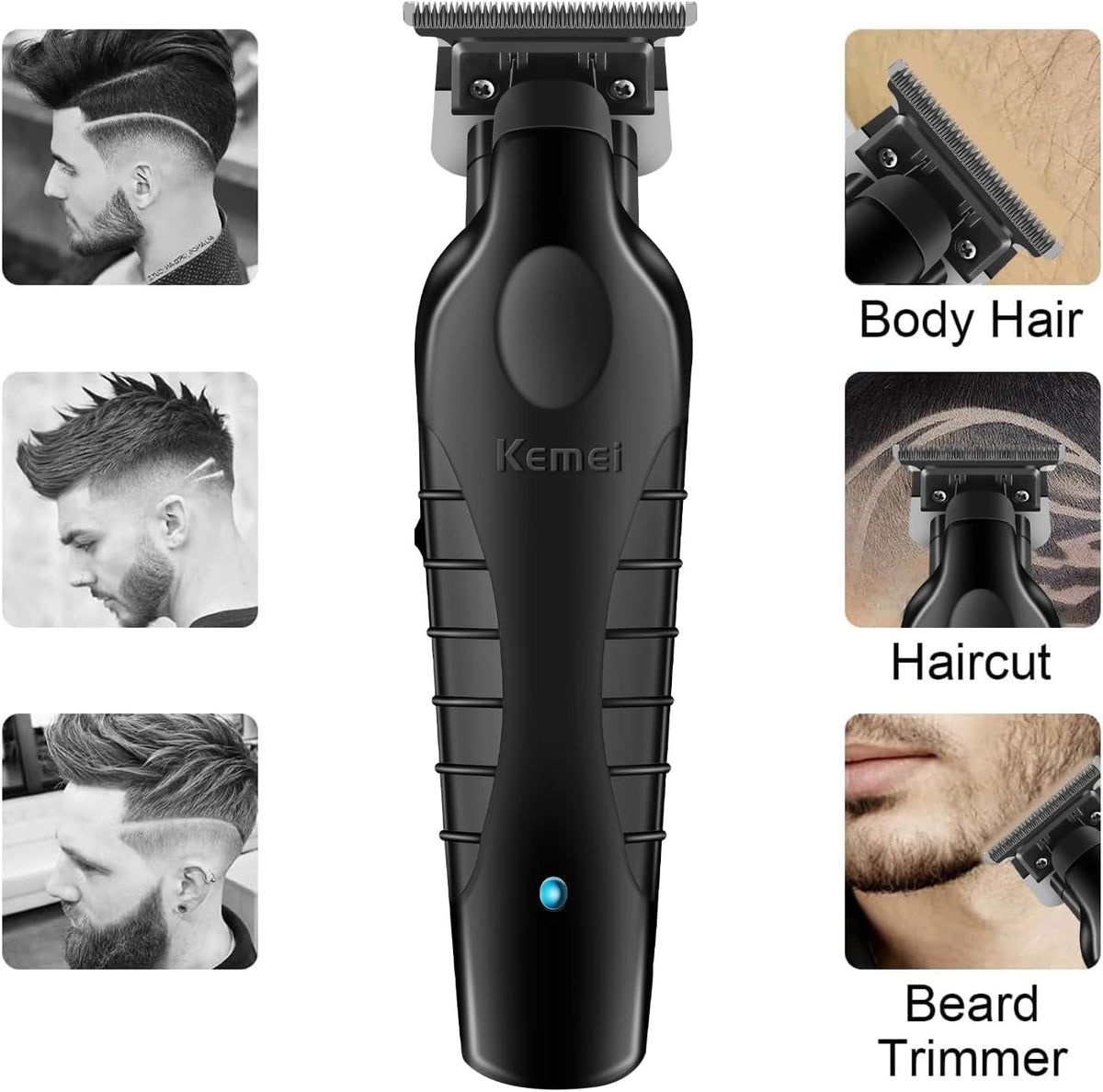 KEMEI 2299 Hair Trimmer for Men – Zero Gap T-Blade – image 1