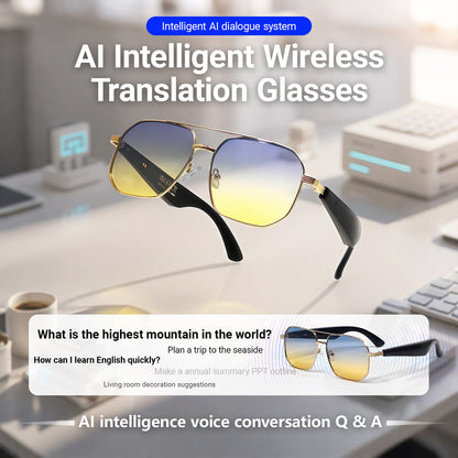 AI Smart Translation Glasses – Bluetooth Real-Time Interpreter – image 3