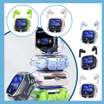 Airmax Transparent Touch Screen ANC Earbuds – image 3