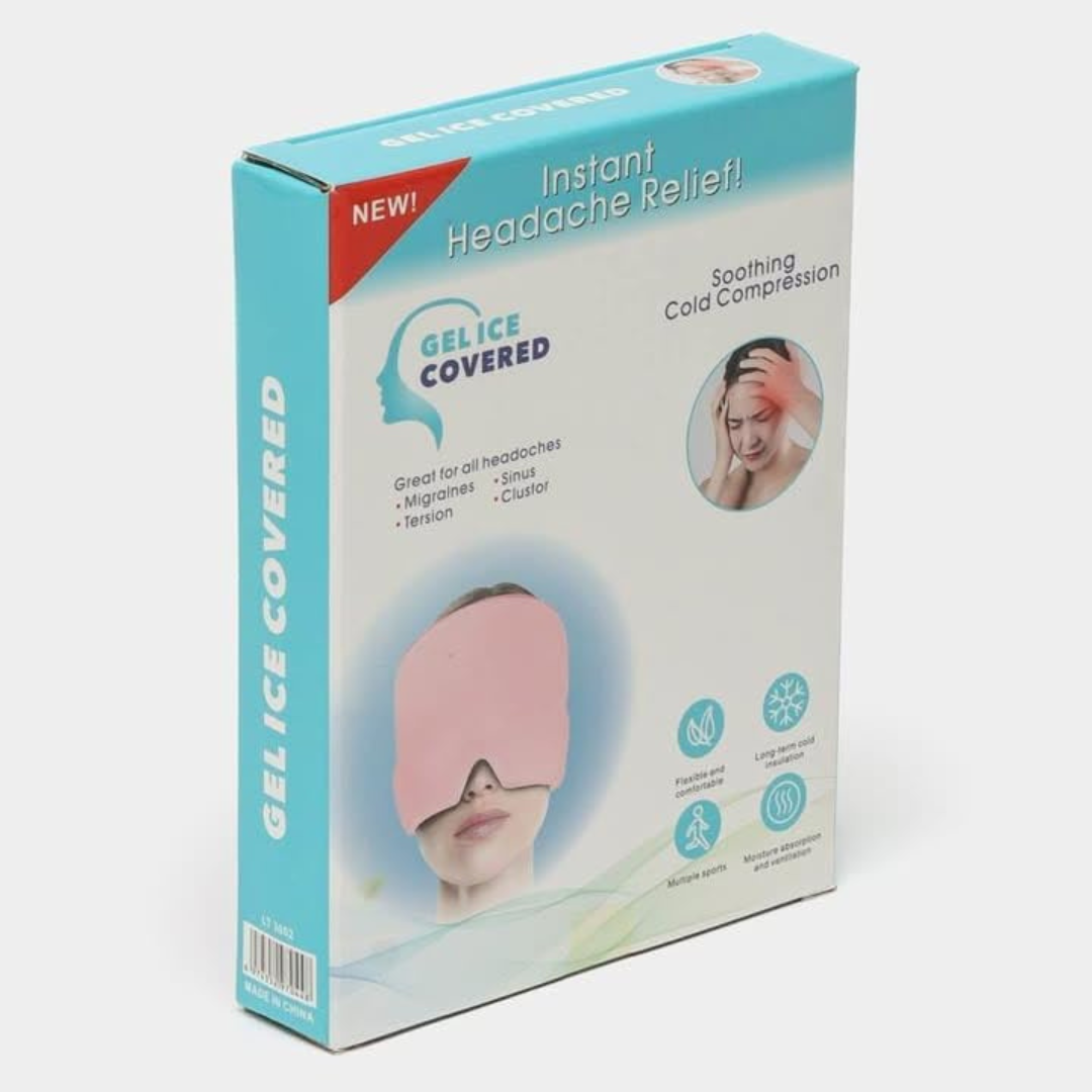 Hot and Cold Therapy Head Cap – Reusable Gel Wrap – image 6