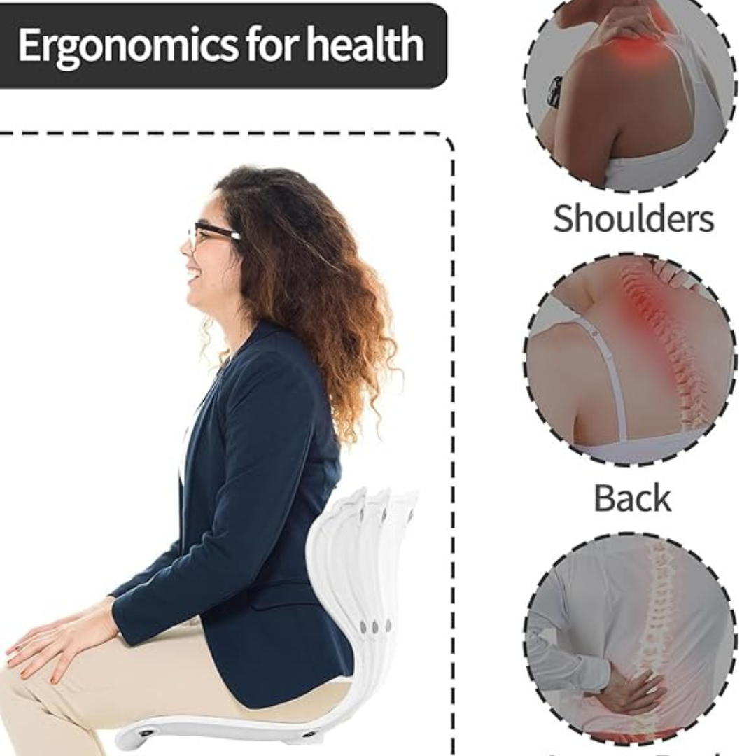 Posture seat lumbar support