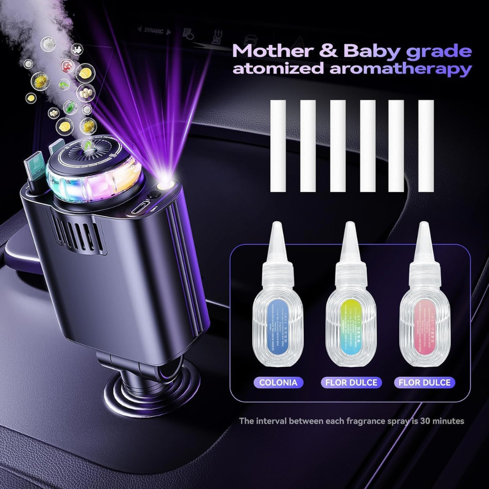 Starlight car charger glow
