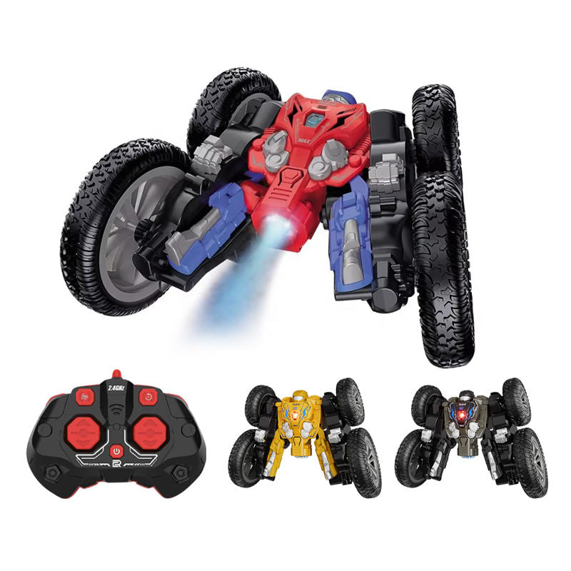 RC transforming robot drift car