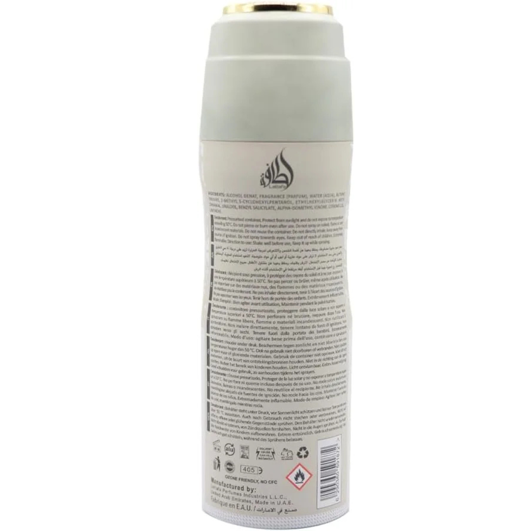 Lattafa Yara Abyaz Perfumed Body Spray – 200ml – image 2