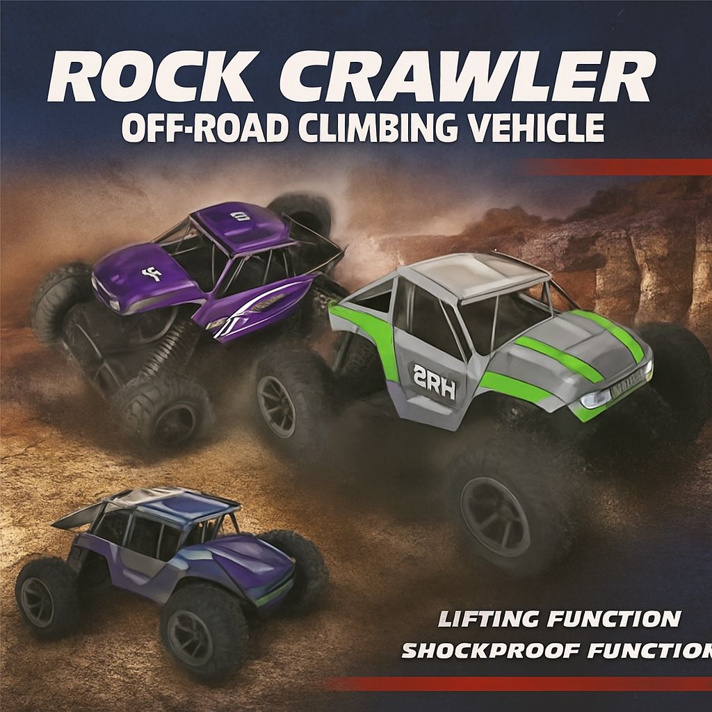 Metal RC Rock Crawler – 4WD Off-Road Monster Truck – image 1